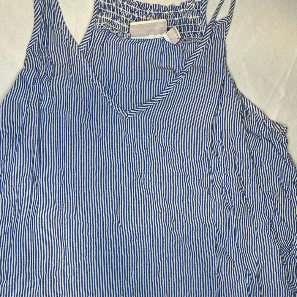Blue Tank top flowy